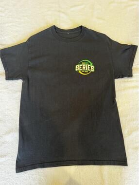 Subway Series Mens Size Medium #10 "All-American Club" Solid Black T-shirt